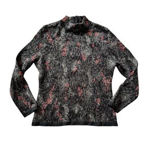 Vintage 80s/90s sweater, mock turtleneck,